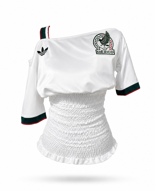 Off-Shoulder Scrunch Jersey